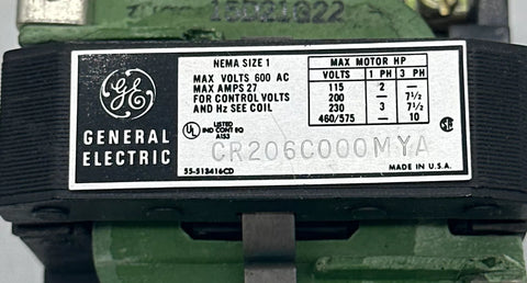 GENERAL ELECTRIC CR206C000MYA