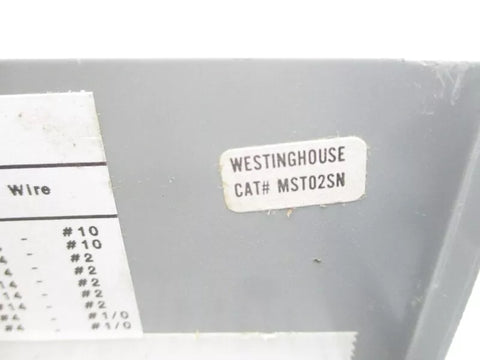 WESTINGHOUSE MST02SN