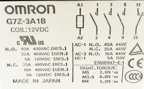 OMRON G7Z-3A1B