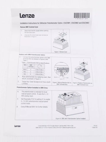 Lenze ESVZXM2