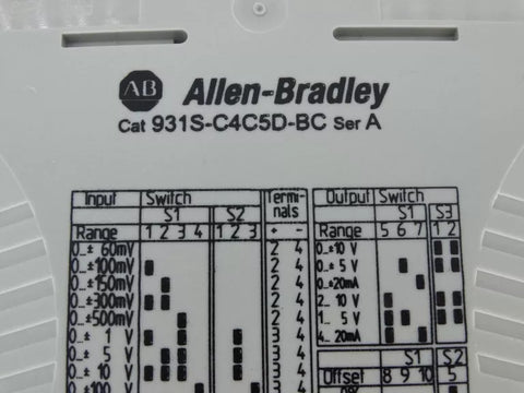 ALLEN BRADLEY 931S-C4C5D-BC