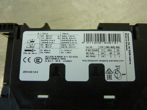 SIEMENS 3RT2035-1AK60