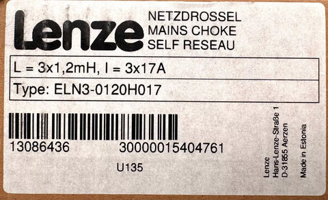 Lenze ELN3-0120H017