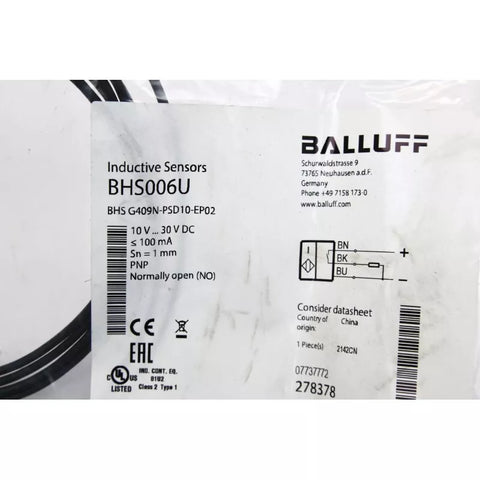 BALLUFF BHS G409N-PSD10-EP02