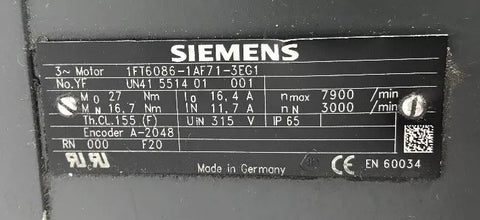 Siemens 1FT6086-1AF71-3EG1