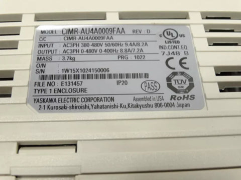 YASKAWA CIMR-AU4A0009FAA