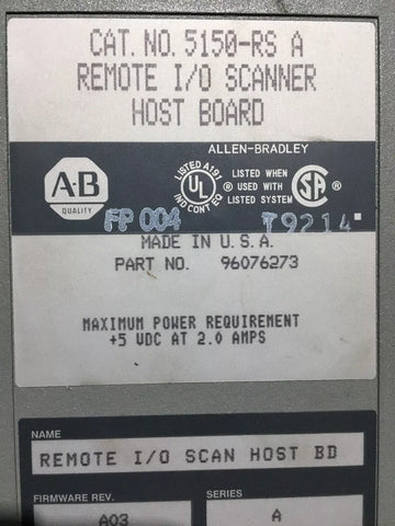 Allen-Bradley 5150-MRS