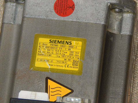 SIEMENS 1FK7063-5AC21-0SG0-Z