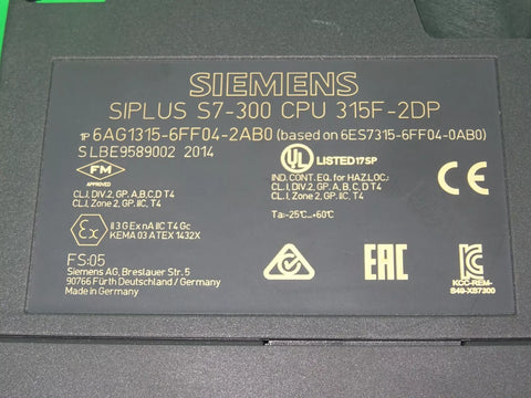 SIEMENS 6AG1315-6FF04-2AB0