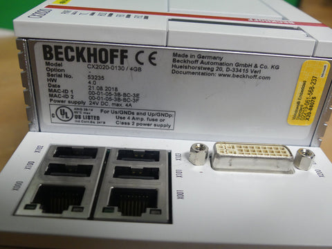 BECKHOFF CX2020-0130/4GB