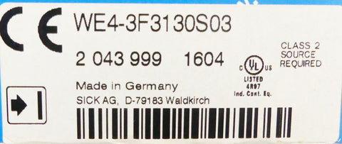 SICK WE4-3F3130S03