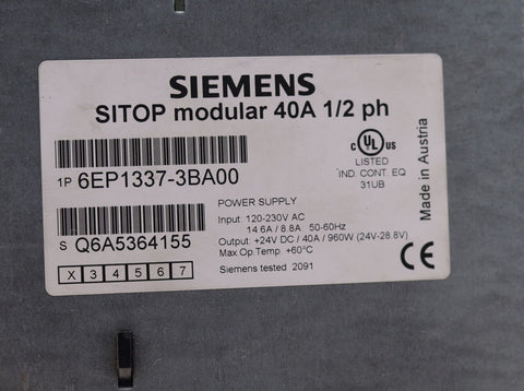 Siemens 6EP1337-3BA00