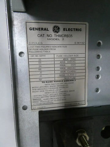 General Electric THMCRB35