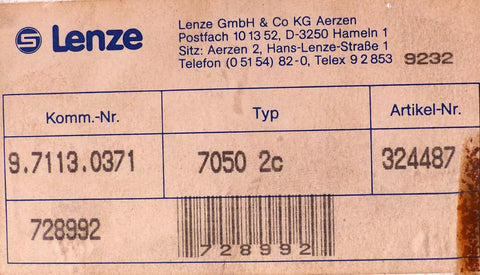 Lenze 7050 2c