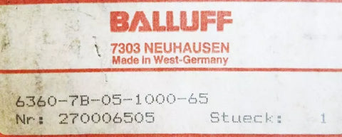 BALLUFF BDG 6360-3-05-1000-65