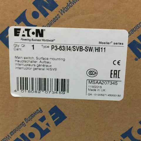 EATON  P3-63/I4/SVB-SW/HI11