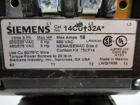 SIEMENS 14CUC32AJ