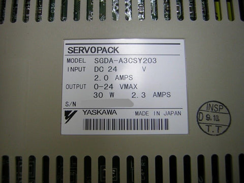 Yaskawa SGDA-A3CSY203