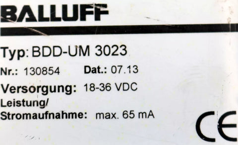 BALLUFF BDD-UM 3023