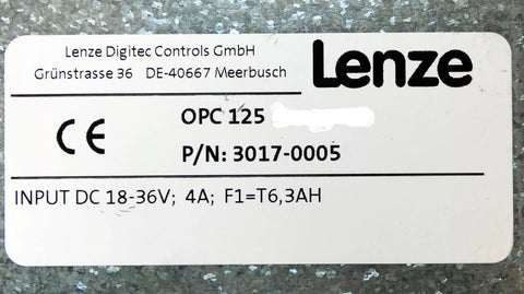 Lenze OPC 125