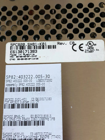 B&R 5PC820.5X01-K01