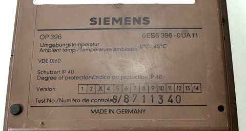 Siemens 6ES5396-0UA11