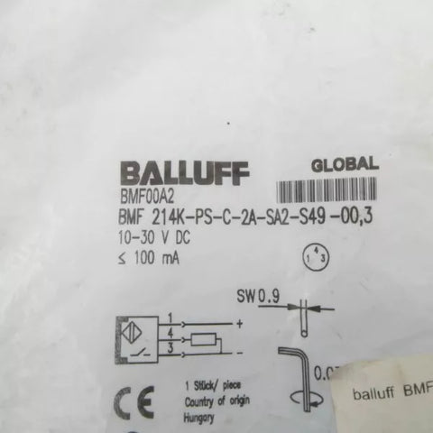 BALLUFF BMF214K-PS-C-2A-SA2-S49-00,3