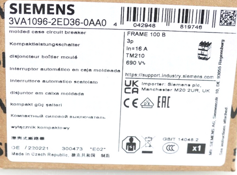 Siemens 3VA1096-2ED36-0AA0