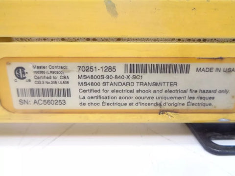 OMRON MS4800S-30-840-X-SC1