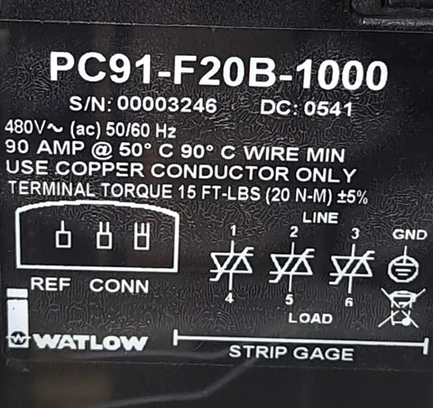 WATLOW PC91-F20B-1000