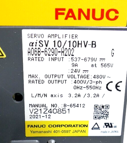 Fanuc A06B-6290-H202