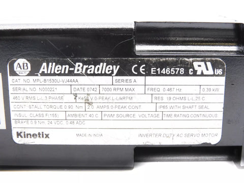 ALLEN BRADLEY MPL-B1530U-VJ44AA