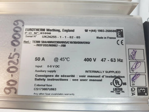 INVENSYS EUROTHERM CONTROLS TE300