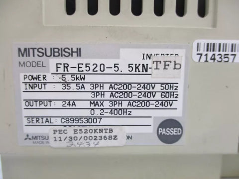 MITSUBISHI FR-E520-5.5KN-TFB