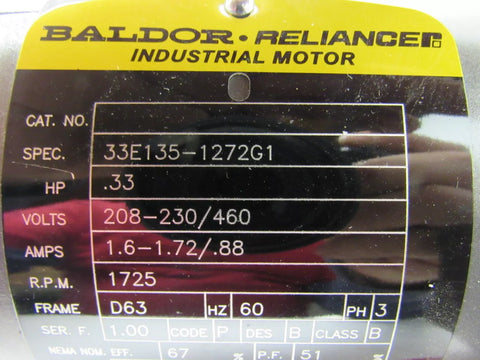 Baldor 33E135-1272G1
