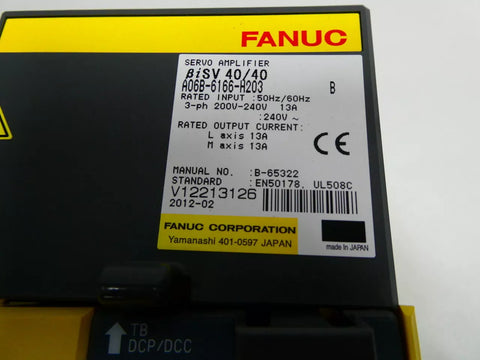 FANUC A06B-6166-H203