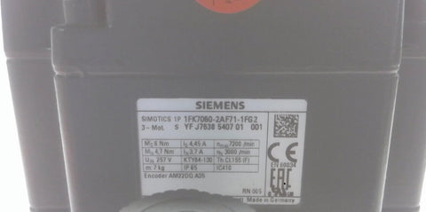 SIEMENS 1FK7060-2AF71-1FG2