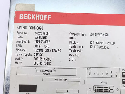 BECKHOFF CP6201-0001-0020