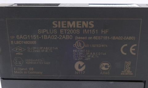 Siemens 6AG1151-1BA02-2AB0