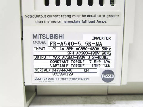 MITSUBISHI FR-A540-5.5K-NA