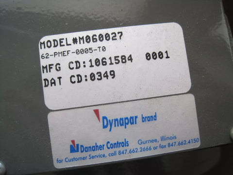 DYNAPAR 62-PMEF-0005-T0