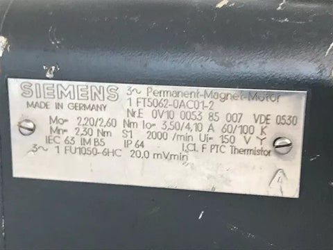 SIEMENS 1FT5062-0AC01-2