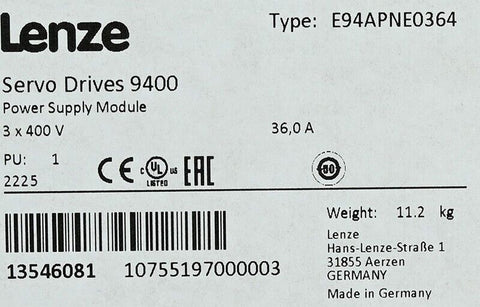 LENZE E94APNE0364