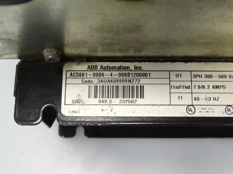 ABB ACS601-0006-4-000B1200801