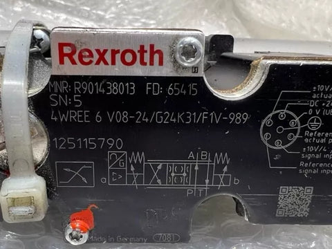 REXROTH 4WREE 6 V08-24 G24K31 F1V-989