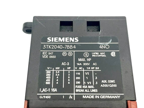 SIEMENS 3TK2040-7BB4