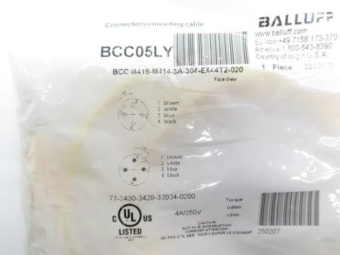 BALLUFF BCC M415-M414-3A-304-EX44T2-020