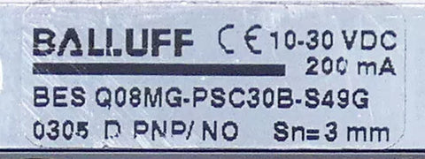 BALLUFF BES Q08MG-PSC30B-S49G