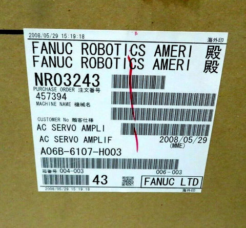 FANUC A06B-6107-H003