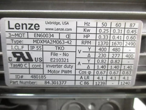 LENZE MDXMA2M063-42